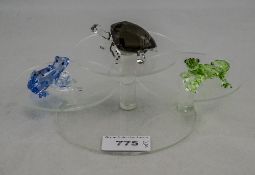 Swarovski S.C.S. Members Only Annual - Ltd Edition Crystal Figurines ( 3 ) In Total.