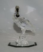 Swarovski Crystal Figure of a Spoonbill. Num 9100 Nr 000 104.