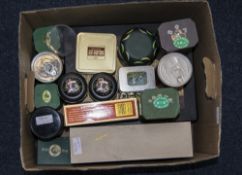 Mixed Lot Containing A Quantity Of Chinese Teas In Canisters And Boxes