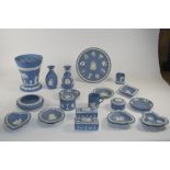 A Fine Collection of Wedgewood Jasper Ware ( 19 ) Pieces In Total.