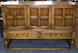 Jacobean Style Oak Dining Room Dresser,