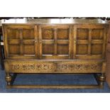 Jacobean Style Oak Dining Room Dresser,
