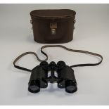 Aquilus French Pair of Binoculars. 8 x 30, Complete with Leather Holder.