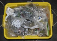 Box Containing a Quantity of Medieval Soldiers, Futuristic plastic figures,