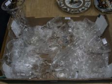 Box Containing A Mixed Lot Of Glass, Vases,