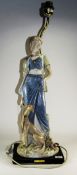 Large Figural Table Lamp,