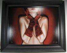 Drew Darcey Signed Ltd Edition and Numbered Gilclee on Canvas - Titled ' Irresistible ' Number