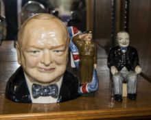 Manor Limited Editions 'Army Forcies(sic) Churchill' Character Jug, 403/500,