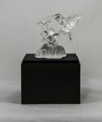 Swarovski Silver Crystal Figurine - Hummingbird. Designer Adi Stocker. Num 7615 Nr 000 001.