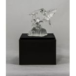 Swarovski Silver Crystal Figurine - Hummingbird. Designer Adi Stocker. Num 7615 Nr 000 001.