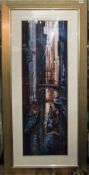 Tony Rome - Titled ' Backwater Venice ' Pastel, Signed. In Bespoke Frame and Mount.