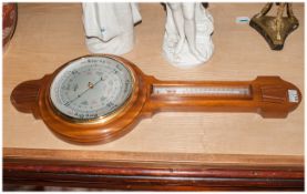 Reproduction Wall Barometer, 30 inches high with weather dial and barometer.
