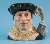 Royal Doulton Character Jug ' Sir Thomas More ' D6792. Designer Stanley J. Taylor. Issued 1988-1991.