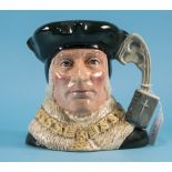 Royal Doulton Character Jug ' Sir Thomas More ' D6792. Designer Stanley J. Taylor. Issued 1988-1991.