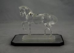 Swarovski Silver Crystal Figurine - Horses on Parade ' Arabian Stallion ' Num 7612 Nr 000 002.