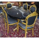 Italian Style Dining Table And 6 Chairs,