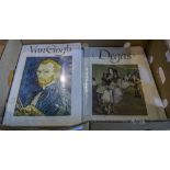 Collection Of Art Books Comprising Picasso, Manet, Dufy, Monet Etc.