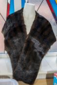 Mink Stole, beautiful condition , fully lined.