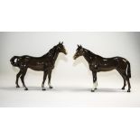 Beswick Horse Figures ( 2 ) In Total. 1/ Bois Roussel Racehorse. 2nd Version, Model Num 701.