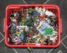 Box Containing a Quantity of Plastic Macdonalds Toys,