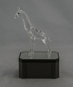 Swarovski - Silver Crystal Figure of a ' Baby Giraffe ' Num 7603 Nr 000 002.