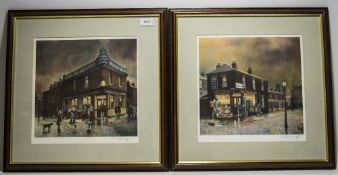 Tom Brown - Pair of Pencil Signed Ltd and Numbered Edition Colour Prints.