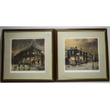 Tom Brown - Pair of Pencil Signed Ltd and Numbered Edition Colour Prints.