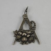 Masonic Compass and Horn of Plenty Pendant.