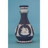 Wedgwood Blue Jasper Vase with a laurel