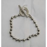 Gucci Silver Bracelet Complete With Pouc