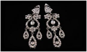 Crystal Chandelier Clip-On Statement Ear