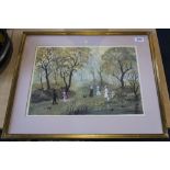 Helen Bradley Framed Coloured Print 11 b