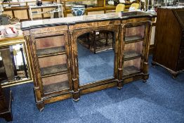 19thC Walnut Credenza With Inlay Work Th