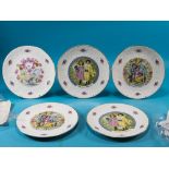 Royal Doulton Five Assorted Valentines D