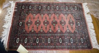 Prayer Rug From Pakistan, Made Of Bomull