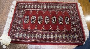 Prayer Rug From Pakistan, Made Of Bomull