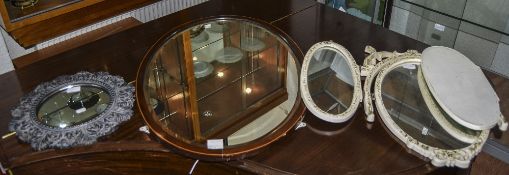 Collection Of Mirrors, 3 In Total. Compr