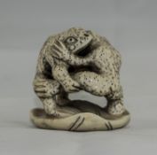 Japanese Ivory Netsuke Finely Carved Dep