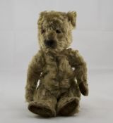 A 1920's / 1930's Mohair Teddy Bear, Str