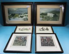Collection Of 6 Framed Prints