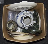 Box Of Miscellaneous Pottery And Collect