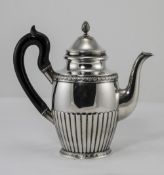 Swedish - Singles Silver Teapot with Rib