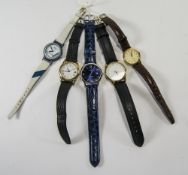Collection Of 5 Quartz Wristwatches