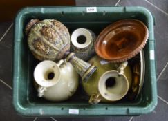 Box Of Misc Pottery, To Include Vases,