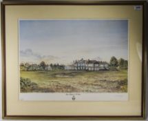 Bill Waugh Limited Edition Print. Depicting Royal Lytham And St Annes Golf Club.