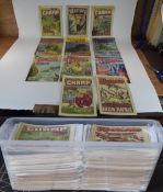 Box Containing A Large Quantity Of Comics To Include Dandy, Warlord, Champ Etc.