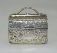 A Fine Victorian Silver Miniature,