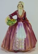 Royal Doulton Figure "Janet" HN 1537. Designer L Harradine. Issued 1932-1995. Height 6.25 Inches.