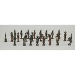 Vintage Collection of Lead Soldiers ( 35 ) In Total. Napoleon and French Soldiers. Sizes 2.5 to 2.