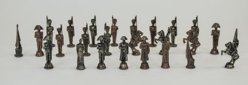 Vintage Collection of Lead Soldiers ( 35 ) In Total. Napoleon and French Soldiers. Sizes 2.5 to 2.